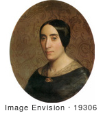 #19306 Photo Of A Portrait Of Amelina Dufaud Bouguereau By William-Adolphe Bouguereau