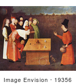 #19356 Photo Of A Magician Performing A Magic Trick The Conjurer By Jheronimus Bosch