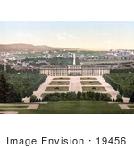 #19456 Stock Photo Of Gardens And Schonbrunn Palace In Vienna Austria