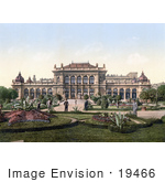 #19466 Stock Photo Of People Strolling Through The Garden At The Casino In Vienna Austria