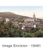 #19491 Photo Of The Spa Town Of Voslau Or Bad Voeslau In Lower Austria