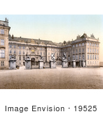 #19525 Photo Of The Prague Castle Entrance In Prague Bohemia Czech Republic