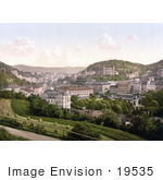 #19535 Photo Of Carlsbad As Seen From Bellevue Street Karlovy Vary Bohemia Czech Republic