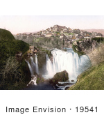 #19541 Photo Of The Village Of Jajce On The Rivers Of Pliva And Vrbas In Bosnia