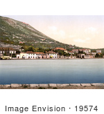 #19574 Photo Of The Waterfront Buildings Of Gravosa Dalmatia