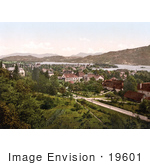 #19601 Photo Of The City Of Portschach Am Worthersee On Lake Woerth Klagenfurt-Land Carinthia Austria