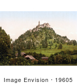 #19605 Photo Of The Medieval Hochosterwitz Castle Or Burg Hochosterwitz And A Village In Carinthia Austria