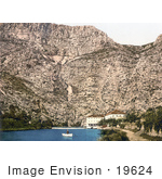 #19624 Photo Of A Boat On The Trebisnjica River Dubrovnik Ragusa Croatia
