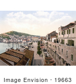 #19663 Photo Of The Waterfront Of Split Croatia