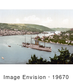 #19670 Photo Of The Rms Dunottar Castle Steamship