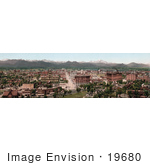 #19680 Photo Of Demver Colorado And The Rocky Mountains In The South Platte River Valley