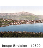 #19690 Photo Of The City Of Trogir Trau Croatia On The Adriatic Coast