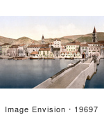 #19697 Photo Of The Ciero Bridge In Trogir Tragurium Tragurion Trau Croatia Dalmatia