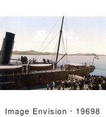 #19698 Photo Of People Boarding A Steamship In The Harbor At Zadar Iadera Zara Croatia