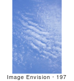 #197 Image Of Whispy Clouds In A Blue Sky
