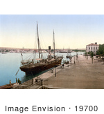 #19700 Photo Of A Ship In The Harbor At Zadar Iadera Zara Croatia