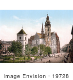 #19728 Photo Of The St Elisabeth Cathedral In Kosice Cassovia Caschovia Kaschau Kassa Koszyce Slovakia Hungary
