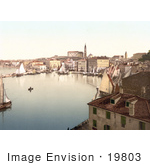 #19803 Photo Of Ships In The Harbor In Piran Istria Slovenia