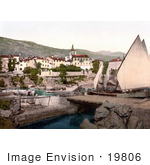 #19806 Photo Of A Sailboat At Opatija Abbazia Sankt Jakobi Istria Croatia