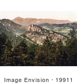 #19911 Stock Picture Of Bolleros Road And The Semmering Railway Near Raxalpe Mountain Styria Austria