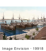#19918 Stock Picture Of Ships In The Navy Yard At Pula Pola Istria Croatia