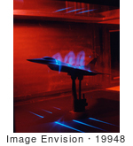 #19948 Stock Picture Of An F-16xl Scamp Flow Visualization Test