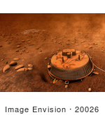 #20026 Stock Photography Of The Huygens Probe On Titan