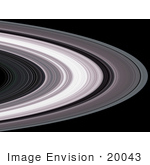 #20043 Stock Photography Of Particles In The Rings Of Saturn