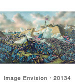 #20134 Stock Photography: The Capture Of Fort Fisher In 1865