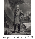 #20139 Stock Photography: Confederate General Robert Edward Lee