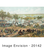 #20142 Stock Photography: The Battle Of Gettysburg