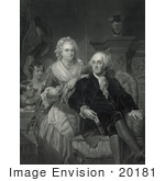 #20181 Stock Photo Of George Washington And Family