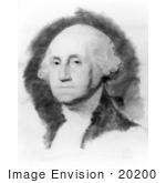 #20200 Stock Photography: A Portrait Of George Washington