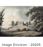 #20205 Stock Photography: George Washington’S Home At Mount Vernon On The Potomac River