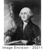 #20211 Stock Photography: The First President Of The United States George Washington