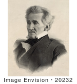 #20232 Historical Stock Photography: President Andrew Jackson