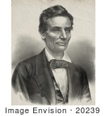 #20239 Historical Stock Photography: The 16th American President Abraham Lincoln