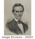 #20251 Historical Stock Photography: American President Abraham Lincoln
