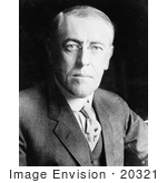 #20321 American History Stock Photo Of Woodrow Wilson 28th President Of The Usa