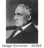 #20362 History Stock Photo Of Warren G Harding In Profile