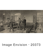 #20373 History Stock Photo Of The Assassination Of President James A Garfield