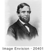 #20401 Historical Stock Photography: The 17th Vice President Of The Usa Schuyler Colfax