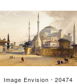 #20474 Stock Photography Of The Church Of Hagia Sophia
