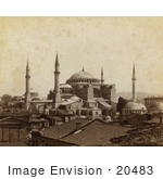 #20483 Historical Stock Photography Of The Church Of Hagia Sophia