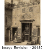 #20485 Historical Stock Photography Of The Central Interior Door Of Ayasofya Mosque Hagia Sophia Istanbul Turkey