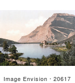 #20617 Historical Photochrome Stock Photography Of Toblino Tyrol Austria