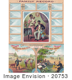 #20753 Stock Photography Of An African American Family Record Before And After Slavery