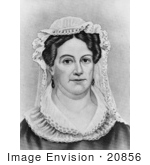 #20856 Stock Photography of First Lady Rachel Jackson, Wife of American President Andrew Jackson by JVPD
