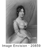 #20859 Stock Photography Of First Lady Dolley Madison Wife Of American President James Madison