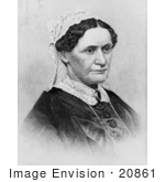 #20861 Stock Photography Of First Lady Eliza Mccardle Johnson Wife Of American President Andrew Johnson